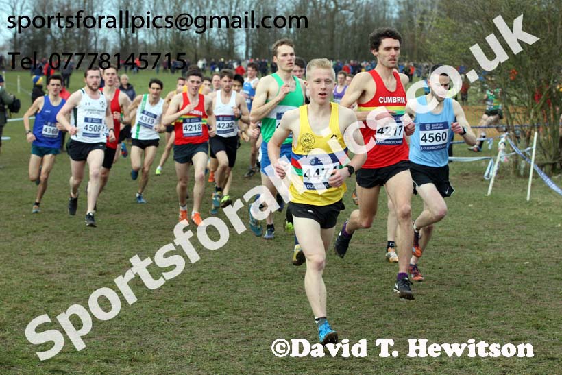 Senior mens 2019 British Athletics Inter Counties Cross Country, Prestwood Hall, Loughborough. Photo:  David T. Hewitson/Sports for All Pics